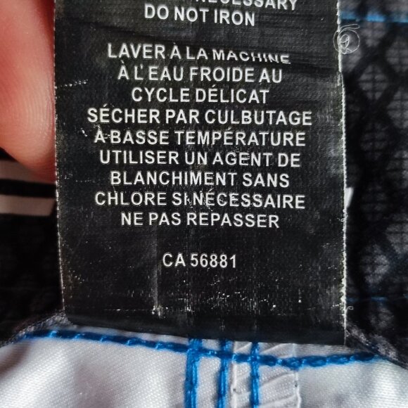 O'Neill board shorts men's size 32 blue with grey design - Picture 7 of 12